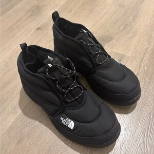 The North Face Black Quilted Slip-On Shoes